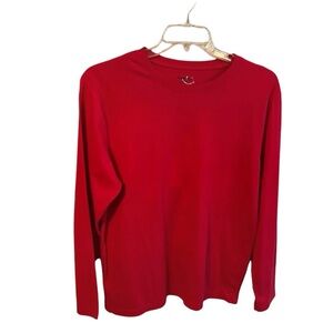 Joe Boxer Red Long Sleeve T-Shirt Size L
